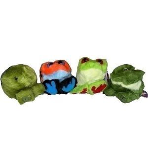 Swibco Puffkins Collection - Bundle (Turtle and Frog Stuff animals)